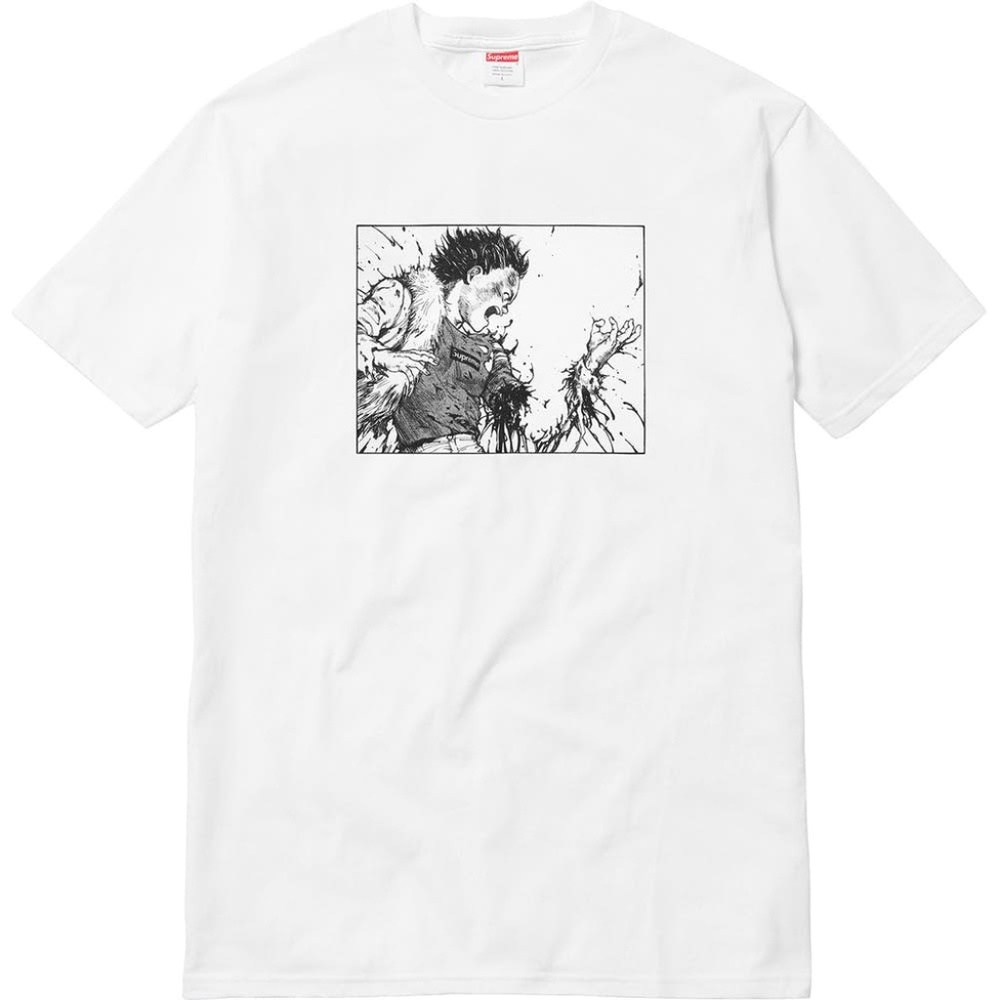 Supreme AKIRA Arm Tee White